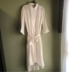 Chico’s White Linen Dress Sz 2.5